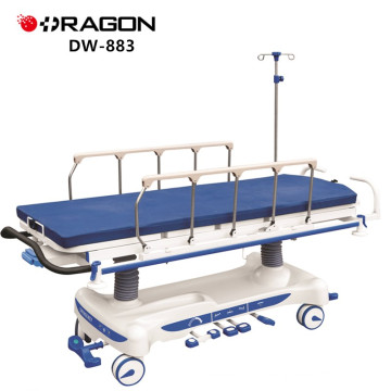 DW-883 Hospital Adjustable Rise And Fall Hydraulic Pump Stretcher Cart